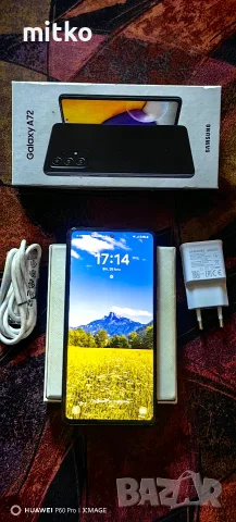 SAMSUNG GALAXY A72-Перфектно състояние.Пълен комплект , снимка 5 - Samsung - 55448651