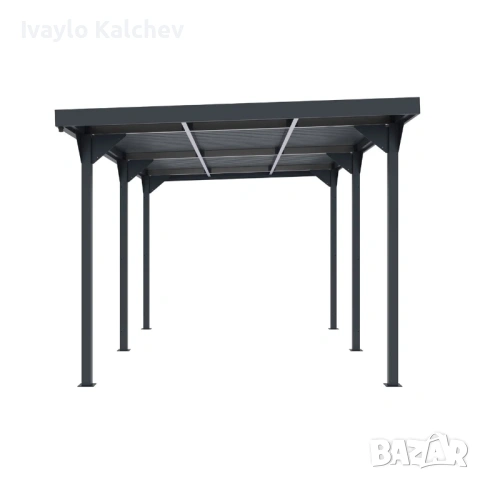 Метален навес за кола (Carport) 287x549x238 см – 1669€ готов модел, снимка 3 - Други - 54354059