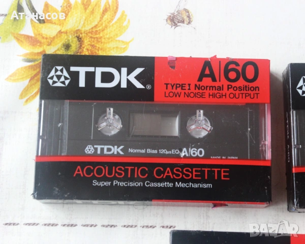 3 касети TDK A-60 Cassette Tape, снимка 2 - Други - 54651715
