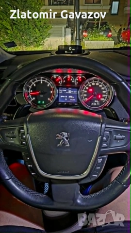 Peugeot 508 2.2 HDI GT, KEYLESS GO, HEAD UP, 204 к.с, снимка 10 - Автомобили и джипове - 54780388