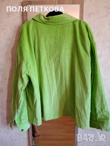 Зелено връхно, снимка 2 - Якета - 54103821