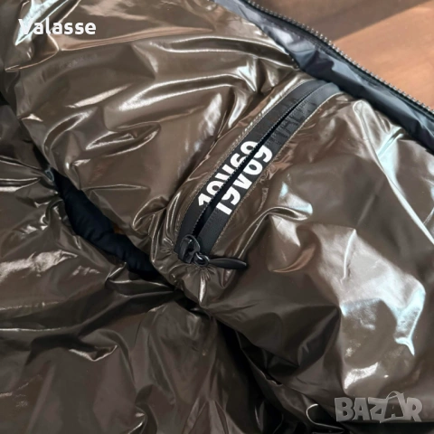 С етикет 19V69 Versace оригинален черен спортен елек/грейка S , снимка 10 - Спортни дрехи, екипи - 54712997