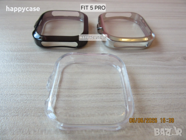 Huawei Watch Fit 5 / Fit 5 Pro / 360° Мек силиконов кейс с вграден протектор за екран, снимка 14 - Смарт часовници - 54710177