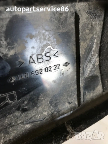 Предна дясна B колона на седалка черна за Mercedes S Class W140 (1995) 1406920222 , снимка 2 - Части - 54157743