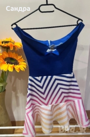 Лятна, цветна рокличка, снимка 3 - Рокли - 54239514