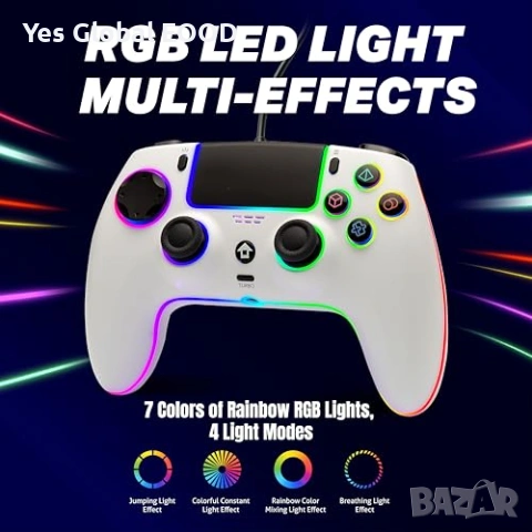 Nitho NOVA RGB контролер за PS5/PC Hall Effect, снимка 4 - Друга електроника - 54607524