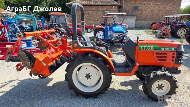 Японски трактор Kubota GB180 (Hitachi CTX18) с фреза, 4x4, 18 кс., АграБГ Джолев , снимка 5 - Селскостопанска техника - 55636404