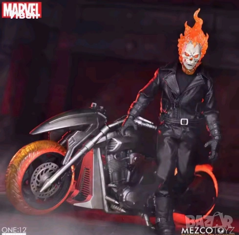 Mezko Toyz The Ghost raider/ Призрачният ездач колекционерска фигура 1:12, снимка 4 - Колекции - 54114066