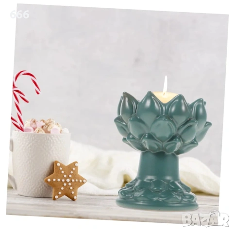 Свещник Лотос, снимка 8 - Други стоки за дома - 54005454