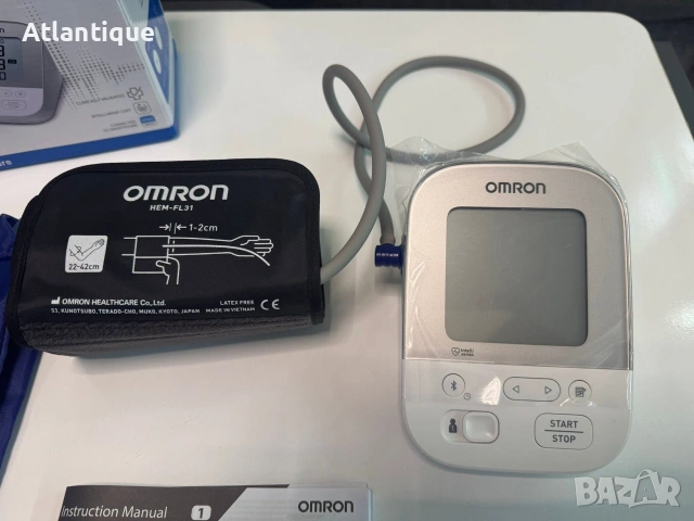 Апарат за кръвно налягане Omron X4 Smart с маншет, снимка 3 - Уреди за диагностика - 55078338