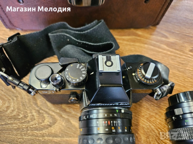 Ретро фотокомплект Revueflex SC1 + Обективи, Светкавица и Самоснимачка Haka Autoknips II, снимка 15 - Фотоапарати - 54710954