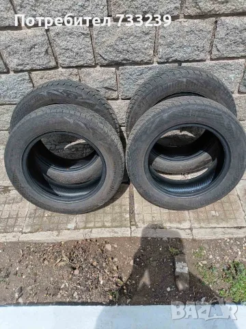 Продавам 4 броя автомобилни зимни гуми