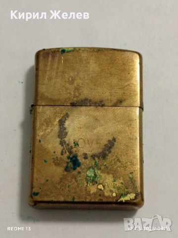 Оригинална метална запалка ZIPPO с кожен калъф колекционерски модел 39228, снимка 3 - Други ценни предмети - 54514512