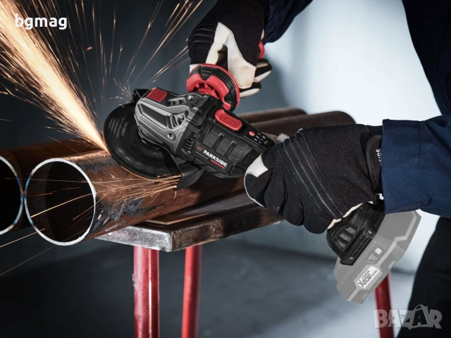 PARKSIDE PERFORMANCE PWSAP 20-Li D4 20V акумулаторен ъглошлайф, Ø 125mm , снимка 7 - Други инструменти - 54979947