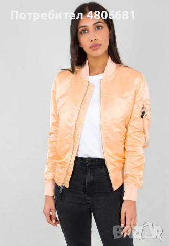 Оригинално дамско яке Alpha Industries MA-1 VF LW, снимка 6 - Якета - 54689860