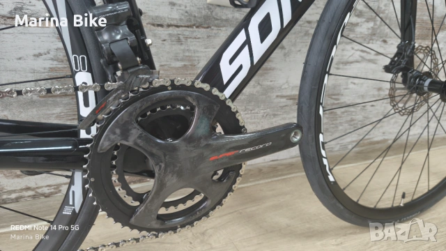Карбонов аеро шосеен велосипед Somec Diablo X Disc Campagnolo Super Record EPS 2x12 Fulcrum | S, снимка 2 - Велосипеди - 54066238