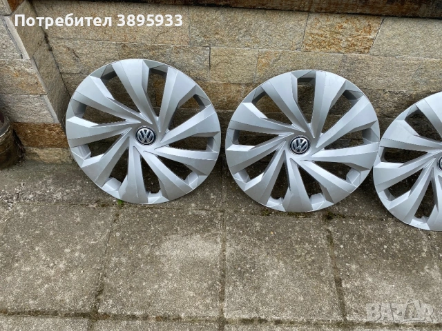 Оригинални тасове на VW Polo 15”, снимка 2 - Аксесоари и консумативи - 54605546