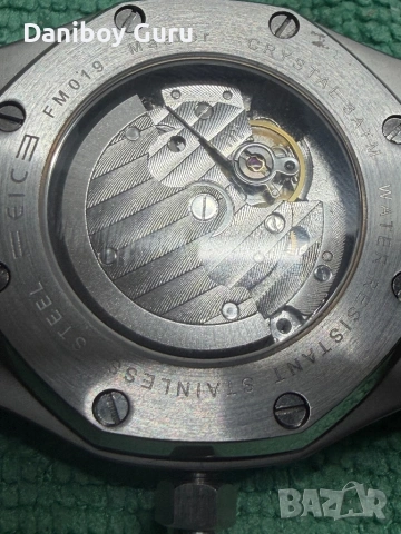Мъжки часовник FEICE, механичен автоматичен часовник, 5ATM, водоустойчив, от неръждаема стомана, снимка 8 - Мъжки - 54131120
