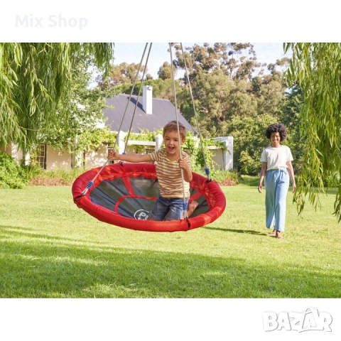 Нова Градинска люлка, Playtive, 113 см, 150 кг, червен/черен, снимка 3 - Други стоки за дома - 55103416