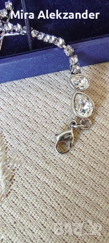 Оригинални бижута Swarovski със сертификати, снимка 4 - Бижутерийни комплекти - 54445038