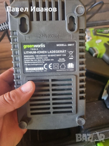 Greenworks винтоверт, снимка 4 - Други инструменти - 55164528