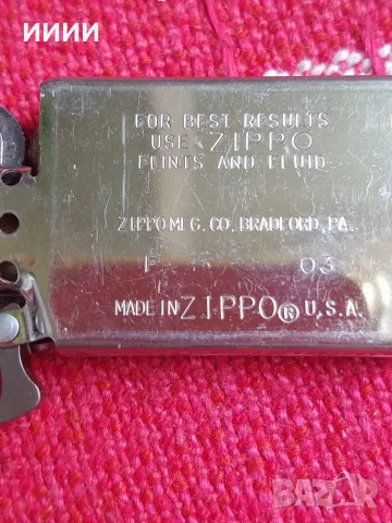 Бензинова запалка ZIPPO, снимка 5 - Антикварни и старинни предмети - 55428852