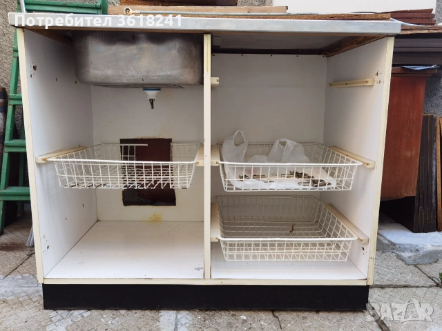 Продавам използван кухненски шкаф със мивка, снимка 4 - Други - 55140383