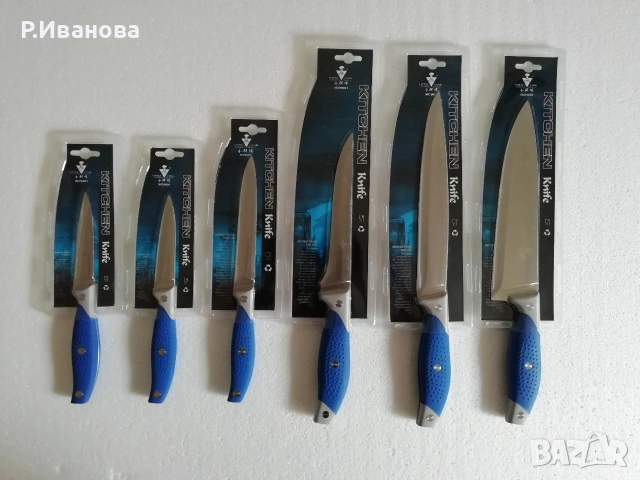  6 кухненски ножа LITTLE COOK - нов комплект , снимка 3 - Прибори за хранене, готвене и сервиране - 54983439