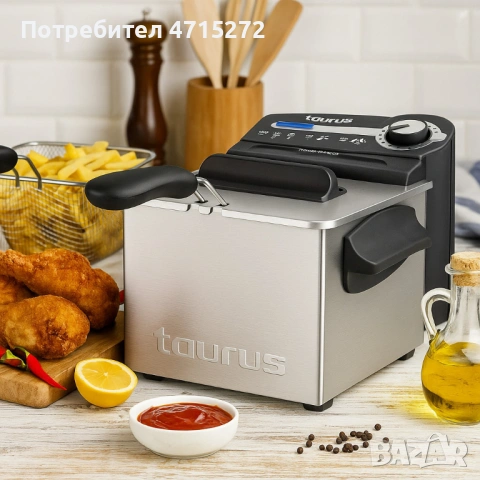 Фритюрник Taurus Professional 2 Plus, 2L, снимка 2 - Фритюрници - 53984361
