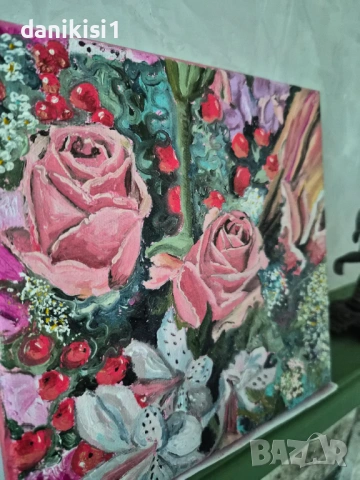 Авторска артина маслени бои , снимка 5 - Картини - 54326735