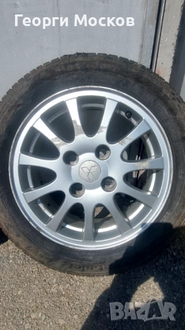 Оригинални лети джанти Mitsubishi 15" 4x114.3 с нови летни гуми Matador (DOT 2025), снимка 5 - Гуми и джанти - 54427886