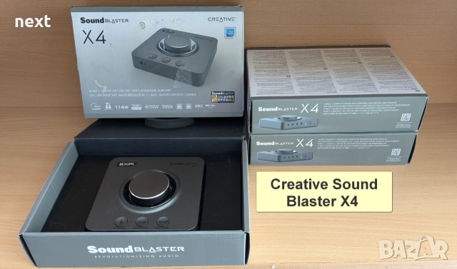 Creative външни USB звукови карти и DAC Sound Blaster Play! 4 / G3 / G6 / GC7 / X4 / A3 / G8, снимка 8 - Други - 55033987