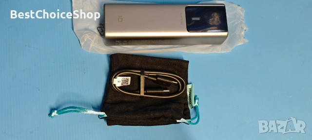 100W преносима батерия 10000mAh с цифров дисплей бързо зареждане USB-C, PD3.0 за телефони и лаптопи, снимка 3 - Външни батерии - 55074969