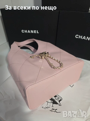 Chanel Basket Bag Дамска Розова Чанта От Телешка Кожа Код Brand Luxury Fashion40, снимка 2 - Чанти - 54961523