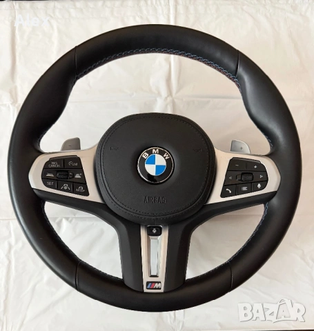 Оригинален М Sport Спортен Волан BMW G20 G21 G22 G26 i4 G30 G31 G14 G15 G16 G01 G11 G05 G06 G07, снимка 2 - Части - 54549053