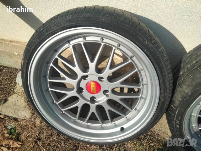 Продавам 19" джанти 5х120 тип BBS LM с гуми, снимка 2 - Гуми и джанти - 55240445
