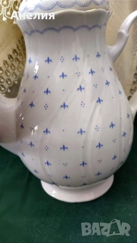 Fena porcelain - нежност! Чайник,каничка ,захарница, снимка 3 - Чаши - 54875443