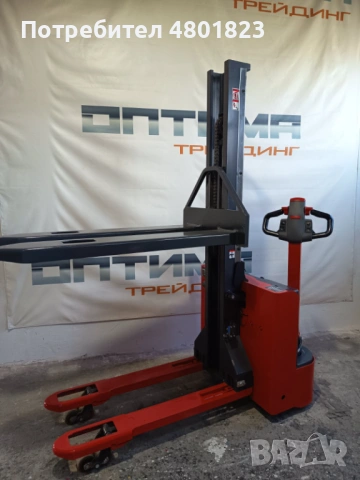 Електрическа палетна количка-стакер LINDE MM10i