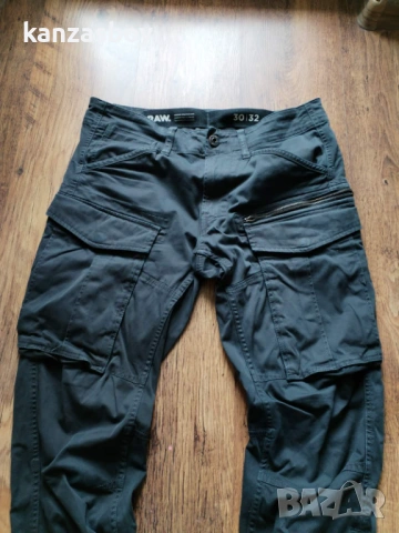 g-star rovic zip 3d straight tapered - страхотен мъжки панталон 30, снимка 3 - Спортни дрехи, екипи - 54495804