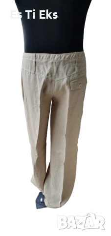 Ленен панталон с права кройка / складова цена /, снимка 3 - Панталони - 54287519