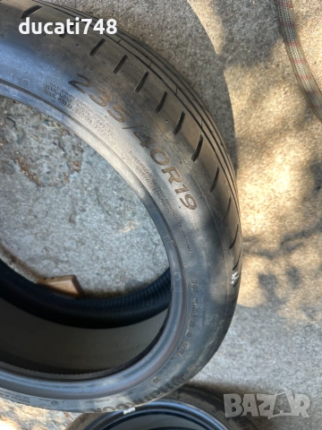 4бр. летни гуми 235/40/19 Hankook Ventus S1Evo3, снимка 8 - Гуми и джанти - 55243949