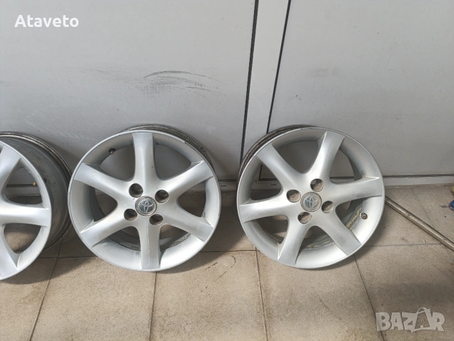 Алуминиеви джанти Toyota 6.0JJ15цола 4х100 Made in JAPAN, снимка 4 - Автомобили и джипове - 46649379