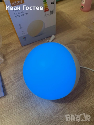 Нова Смарт Настолна Лампа Hifree T21 (RGB, Сензорна, Wi-Fi + Bluetooth), снимка 2 - Настолни лампи - 55197270