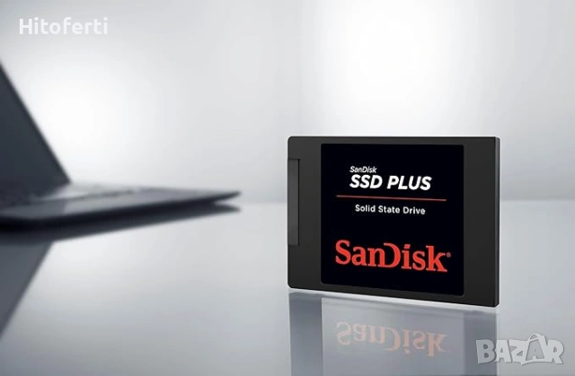 SanDisk SSD Plus 250GB, 2.5″ SATA вътрешен SSD, снимка 2 - Външни хард дискове - 55178473