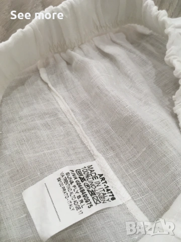 100% лен панталон S/M, снимка 4 - Панталони - 54239885