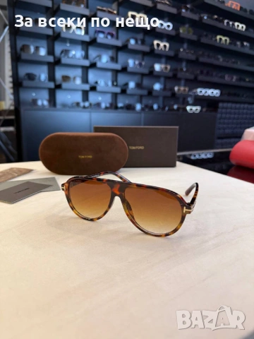 Tom Ford Слънчеви Очила С UV400 Защита С Подарък🎁Калъф И Кутия Том Форд - 2 Цвята Код SK1709, снимка 2 - Слънчеви и диоптрични очила - 54896433