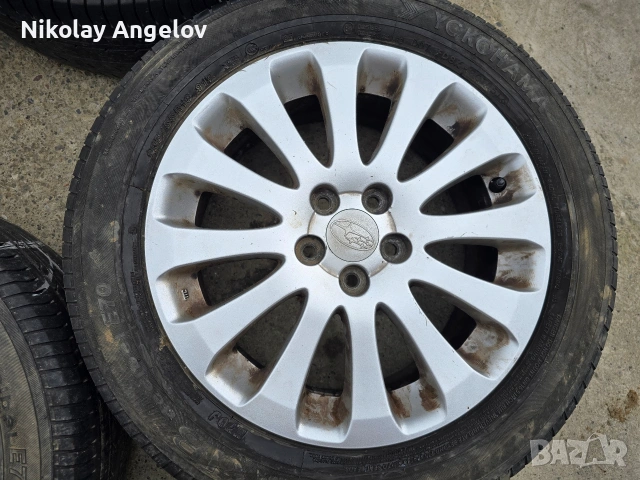 джанти Събару Импреза Subaru Impreza 16ки, снимка 5 - Гуми и джанти - 54610368