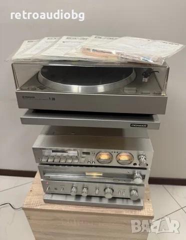 🔈ТОП ретро аудио сет PIONEER - усилвател, тунер, дек, грамофон и рак🔈, снимка 8 - Аудиосистеми - 55662262