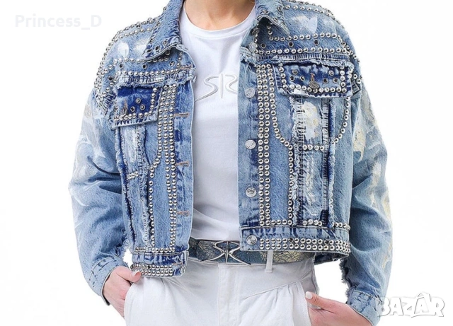 Дънково яке с капси Radichev