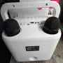 Bluetooth караоке машина SD-516 с 2 микрофона, 10W, DJ светлина, USB/AUX, снимка 9